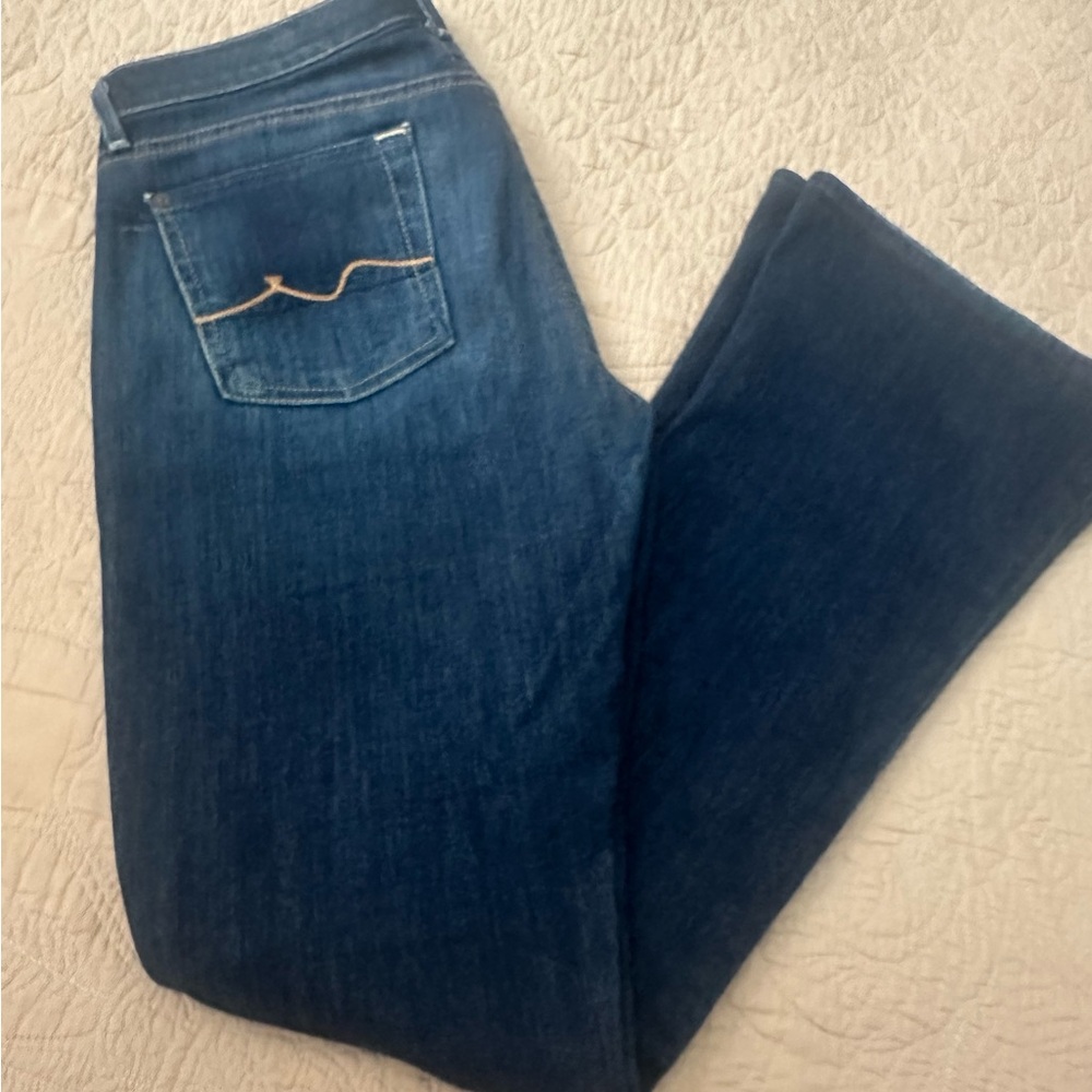 7 for all Mankind Lexie Kaylie Bootcut Jeans Women's Size 26 Stretch Dark Wash